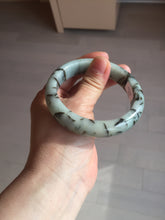 Load image into Gallery viewer, 58mm certified Type A 100% Natural light green/blue/dark green bamboo forest Jadeite Jade bangle BK132-(5294)