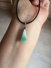 Load image into Gallery viewer, 100% natural type A icy watery sunny green/purple small Jadeite Jade baroque pendant group AX149