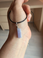 Load image into Gallery viewer, 100% natural type A icy watery sunny green/purple small Jadeite Jade baroque pendant group AX149