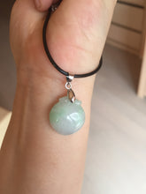 Load image into Gallery viewer, 100% natural type A icy watery sunny green/purple/clear small Jadeite Jade pendant group BL47