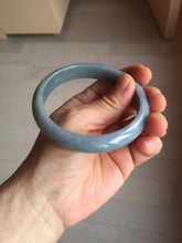 Load image into Gallery viewer, 60mm Certified Type A 100% Natural purple/gray/black Guatemala Jadeite bangle PF65-0428