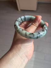 Load image into Gallery viewer, 58mm certified Type A 100% Natural light green/blue/dark green bamboo forest Jadeite Jade bangle BK132-(5294)