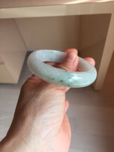 Load image into Gallery viewer, 53.2mm Certified Type A 100% Natural light green purple white Jadeite bangle PB291-3362