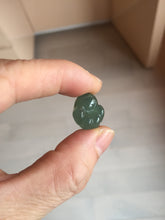 Load image into Gallery viewer, 100% Natural type A sunny green/purple doggy paw Jadeite Jade pendant AX146