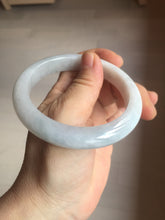 Load image into Gallery viewer, 59.8mm Certificated Type A 100% Natural White purple gray Jadeite Jade bangle AA116-8440