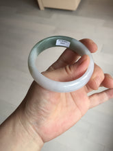 Load image into Gallery viewer, 54.2mm Certified type A 100% Natural dark green brown white purple Jadeite bangle AD120-3001