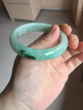 Load image into Gallery viewer, 52.9mm certified 100% natural Type A sunny green jadeite jade bangle PB163-4653