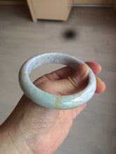 Load image into Gallery viewer, 58.5 mm Certified Type A 100% Natural yellow/light purple/green(FU LU SHOU) Jadeite Jade bangle AF79-0586