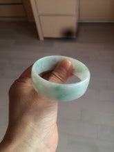 Load image into Gallery viewer, 52.3mm certified 100% natural Type A sunny green/white/purple jadeite jade bangle BK8-2423