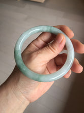 Load image into Gallery viewer, 卖了 59.8mm Certified Type A 100% Natural white/purple/green round cut jadeite Jade bangle PE124-0289