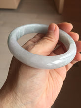 Load image into Gallery viewer, 57.5mm certified 100% natural Type A light green/purple jadeite jade bangle PE9-0311
