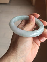 Load image into Gallery viewer, 56mm certified 100% natural Type A icy light green jadeite jade bangle PE8-0310