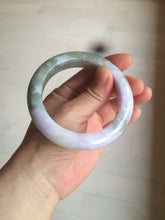 Load image into Gallery viewer, 56.4mm Certified 100% natural Type A green/white/purple/brown jadeite jade bangle AX94-5196