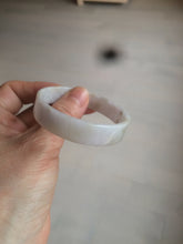 Load image into Gallery viewer, 48.8mm Certified Type A 100% Natural light purple/yellow/white square Jadeite Jade bangle Y151-8064