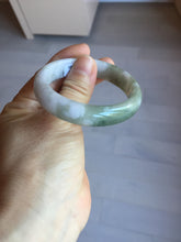 Load image into Gallery viewer, 50mm certified 100% natural Type A light watermelon rind green/yellow/purple jadeite jade bangle BN33-4499