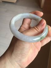 Load image into Gallery viewer, 57.5mm Certified Type A 100% Natural icy watery white purple black brown Jadeite Jade bangle H156-7041