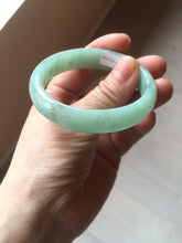 Load image into Gallery viewer, 50.5mm certified 100% natural Type A sunny green oval jadeite jade bangle PC21-0169