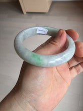 Load image into Gallery viewer, 57.2mm Certified Type A 100% Natural sunny green purple Jadeite Jade bangle BP43-0620