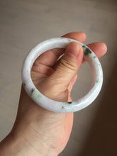 Load image into Gallery viewer, 56.4 mm certificated Type A 100% Natural green purple white Jadeite Jade bangle BL65-6232