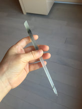 Load image into Gallery viewer, 20.5cm 100% Natural black and white ink painting(水墨画) Xiu Jade (Serpentine) Hairpin AW57