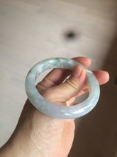 Load image into Gallery viewer, 54.4mm Certified Type A 100% Natural green/white/purple Jadeite Jade bangle AX43-7720