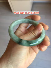 Load image into Gallery viewer, 53-59mm certified Type A 100% Natural dark green/white/black Jadeite Jade bangle group with defects GL51