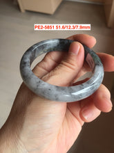 Load image into Gallery viewer, Sale! Type A 100% Natural dark green/white/black Jadeite Jade bangle with defects group 3