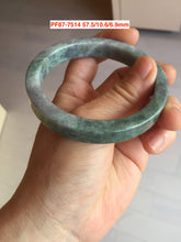 Load image into Gallery viewer, 57-62mm Certified Type A 100% Natural green/brown/white/gray jadeite Jade bangle group GL16