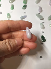 Load image into Gallery viewer, 100% Natural type A sunny green white purple yellow Jadeite Jade blessed melon pendant group PA209