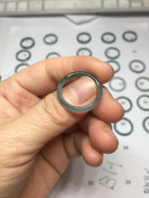 Load image into Gallery viewer, 17.5mm 7 1/4 100% natural type A icy watery green/blue icy watery Guatemala jadeite jade band ring group PJ33