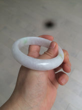 Load image into Gallery viewer, 57.5mm Certified 100% natural Type A sunny green/purple jadeite jade bangle AX90-1457