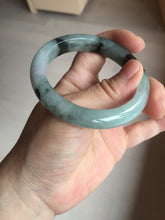 Load image into Gallery viewer, 53mm certified 100% natural Type A icy watery dark green brown jadeite jade bangle AH102-4492