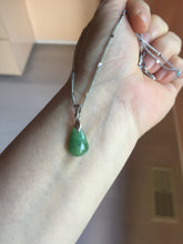 Load image into Gallery viewer, 100% natural type A icy watery sunny green purple dark green blessed melon (福瓜) Jadeite Jade pendant group PC125 Add on item. Not sale alone.