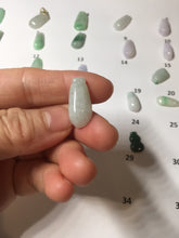 Load image into Gallery viewer, 100% Natural type A sunny green white purple yellow Jadeite Jade blessed melon pendant group PA209