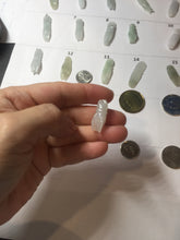 Load image into Gallery viewer, 100% natural type A icy watery sunny green/purple a pearl in my palm (apple of my eye, 掌上明珠) Jadeite jade bead PH233
