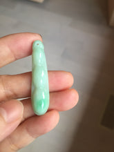 Load image into Gallery viewer, Type A 100% Natural sunny green white Three Peas in a Pod(连中三元) Four Seasons Fortune Beans(四季发财豆) jadeite PD2