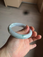 Load image into Gallery viewer, 56.2mm certified Type A 100% Natural green/purple/white Jadeite Jade bangle AY74-5914