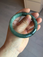 Load image into Gallery viewer, 53.3mm certified 100% natural type A dark green green jadeite jade bangle PA225-9011 Add on item Shopify only