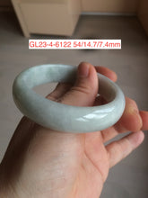 Load image into Gallery viewer, 54-63mm certified Type A 100% Natural dark green/white/black Jadeite Jade bangle group with defects GL23