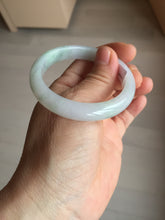 Load image into Gallery viewer, 51mm certified Type A 100% Natural green/purple/white oval Jadeite Jade bangle BM59-0262