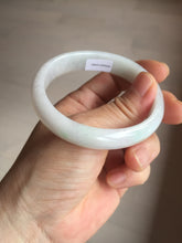 Load image into Gallery viewer, 52mm certified Type A 100% Natural sunny green/white/red oval Jadeite Jade bangle E92-0263