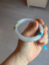 Load image into Gallery viewer, 57.6mm Certified Type A 100% Natural icy watery white purple black brown Jadeite Jade bangle BM21-7700