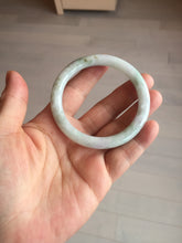 Load image into Gallery viewer, 53.8mm certified 100% natural Type A light green purple brown round cut jadeite jade bangle BS107-2542