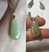 Load image into Gallery viewer, 100% natural type A icy watery sunny green purple dark green blessed melon (福瓜) Jadeite Jade pendant group PC125 Add on item. Not sale alone.