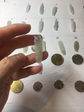 Load image into Gallery viewer, 100% natural type A icy watery sunny green/purple a pearl in my palm (apple of my eye, 掌上明珠) Jadeite jade bead PH233