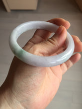 Load image into Gallery viewer, 56.5mm certified Type A 100% Natural purple white green Jadeite Jade bangle AJ80-1266