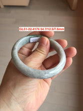 Load image into Gallery viewer, 54-59mm certified Type A 100% Natural dark green/white/black Jadeite Jade bangle group with defects GL51