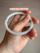 Load image into Gallery viewer, Type A 100% Natural dark green/white/black/purple Jadeite Jade bangle (with big defects) group 4