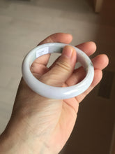 Load image into Gallery viewer, 54.5mm certified 100% natural Type A sunny green/purple/white jadeite jade bangle PB229-2825