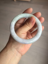 Load image into Gallery viewer, 56.6mm Certified 100% natural Type A light green purple brown chubby round cut jadeite jade bangle BQ14-5819
